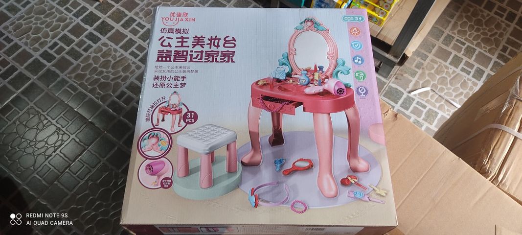 YouJiaXin 678-2 Bàn Trang Điểm Công Chúa Siêu Phẩm Cho Bé Trên 3 Tuổi