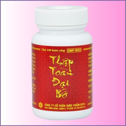 Thập toàn đại bổ OPC Việt Nam – Hỗ trợ khí huyết