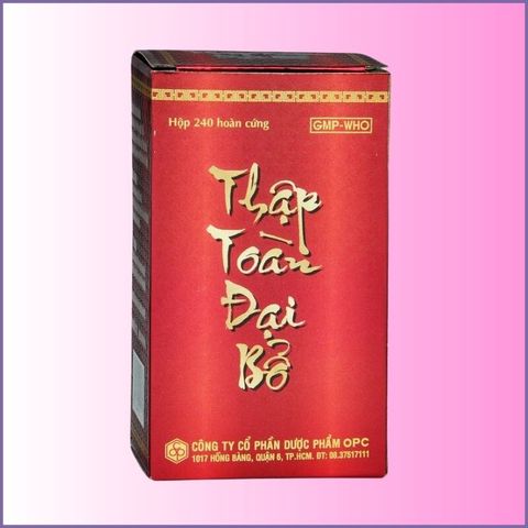 Thập toàn đại bổ OPC Việt Nam – Hỗ trợ khí huyết