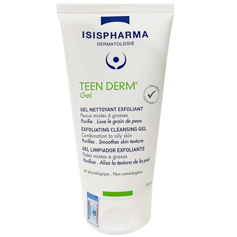 Gel Rửa Mặt Isis Pharma Teen Derm 150ml Nhập Khẩu Chính Hãng