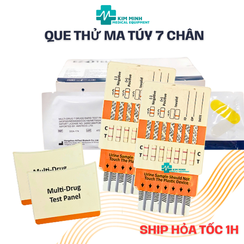 Que test ma túy 7 chân Ezitell phát hiện 7 chất sẵn hàng giao nhanh