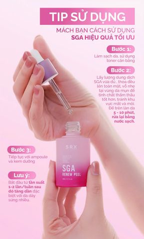 Peel tẩy tế bào chết SGA RENEW PEEL SRX 30ml [hàng nhập khẩu]