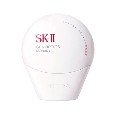 Kem Chống Nắng SK-II Genoptics CC Primer Rosy SPF50+/PA++++ 30g - Bảo Vệ Da, Làm Sáng Da, Chính Hãng Nhật Bản Date xa
