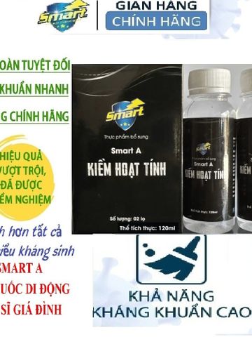 Smart A Kiềm Hoạt Tính - Nước uống giải rượu bia -  Shop Trọng Đức SmartA