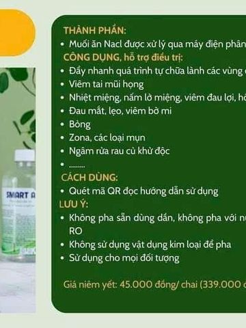 Thùng 10 Dung dịch sát khuẩn Smart A 500ml  Mẫu mới 2025 Shop Trọng Đức Smart
