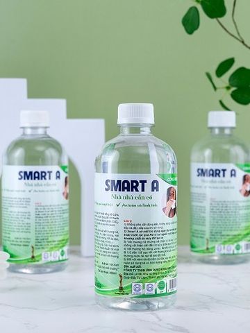 Dung dịch sát khuẩn Smart A 500ml  Mẫu mới 2025-Khửkhuẩn da, tai mũi họng-An toàn,không gây kích ứng