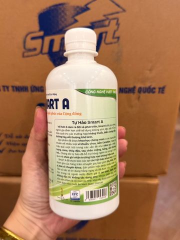 Thùng 10 Dung dịch sát khuẩn Smart A 500ml  Mẫu mới 2025 Shop Trọng Đức Smart