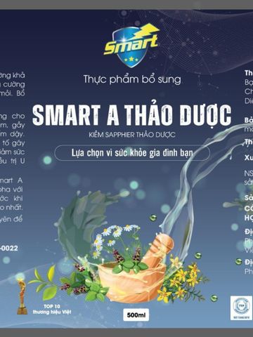 SmartA Thảo Dược-bổ sung dinh dưỡng để tăng cường khả năng chống oxy hóa-Lựa chọn sức khoẻ Gia Đình.