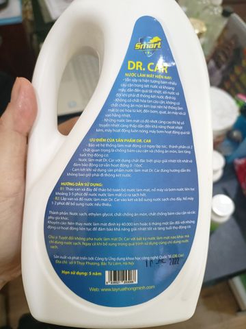 NƯỚC LÀM MÁT Ô TÔ DR.CAR XE