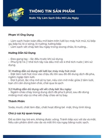 SMART TK - Nước tẩy cặn canxi SMART TK vách kính nhà tắm, nước tẩy rửa gương 300/500ml