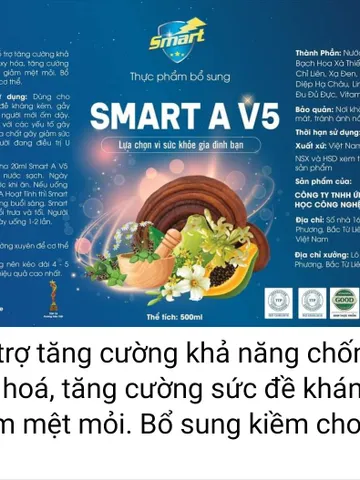 Toàn bộ -Smart A Kiềm Hoạt Tính- Thảo Dược-V5- Kiềm Thải Độc Thảo Dược- Sản phẩm Shop TrọngĐức Smart