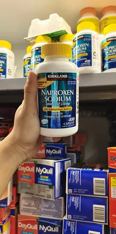  uống giảm đau hạ sốt Kirkland Signature Naproxen Sodium 220mg 400 Caplets