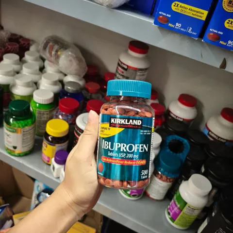 Viên giảm đau hạ sốt Kirkland Signature Ibuprofen 200mg 500 v
