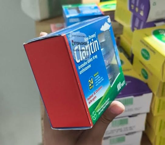 Viên uống chống dị ứng Claritin Antihistamine Non-Drowsy Loratadine 10mg 100