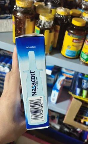 Xịt giảm viêm xoang, dị ứng Nasacort Allergy 24hr Non-Drowsy Nasal Spray 16,9ml x2 chai