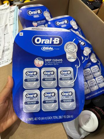 Bản Mỹ - Chỉ Nha Khoa Oral-B Glide Sợi Chỉ Micro-Textured- Mẫu Mới Khác Biệt Hoàn Toàn Auth usa