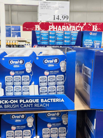 Bản Mỹ - Chỉ Nha Khoa Oral-B Glide Sợi Chỉ Micro-Textured- Mẫu Mới Khác Biệt Hoàn Toàn Auth usa