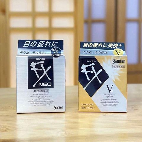 Nước Nhỏ Mắt Sante Fx Neo 12ml, chiết xuất vitamin E, B2 và B6 hỗ trợ điều tiết thị lực
