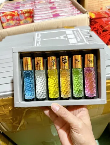 Set 6 Chai Nước Hoa Mini Cao Cấp – Hương Thơm Sang Trọng, Lưu Hương Lâu