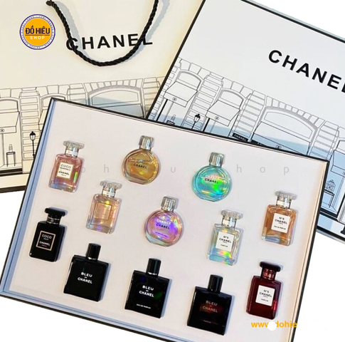 Bộ quà tặng nước hoa Chanel Mini - Phụ kiện nước hoa nam nữ Nk Date xa