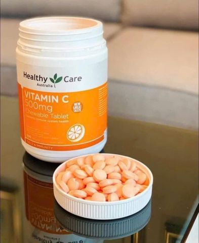 Viên Nhai  Vitamin C Healthy Care Hỗ Trợ Cho Sức Khỏe Và Làn Da