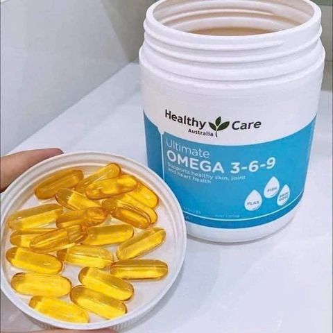 Viên Uống Ultimate Omega 3 6 9 Healthy Care Hỗ Trợ Sức Khỏe Tim Mạch, Xương Khớp, Làm Đẹp Da - 200 Viên