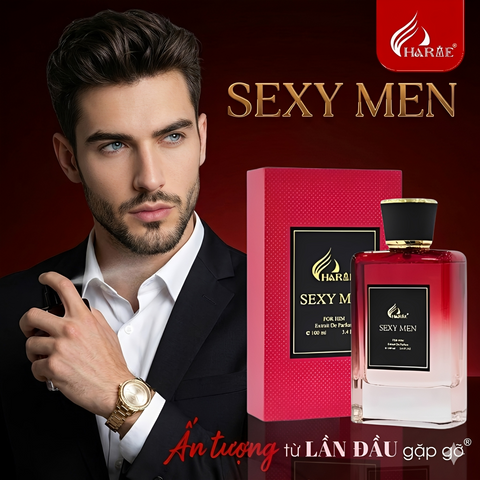 Nước Hoa Nam Charme Sexy Men 100ml - Hương Dịu Dàng, Quyến Rũ, Tinh Tế, Hương Hoa Phong Lữ và Vanilla