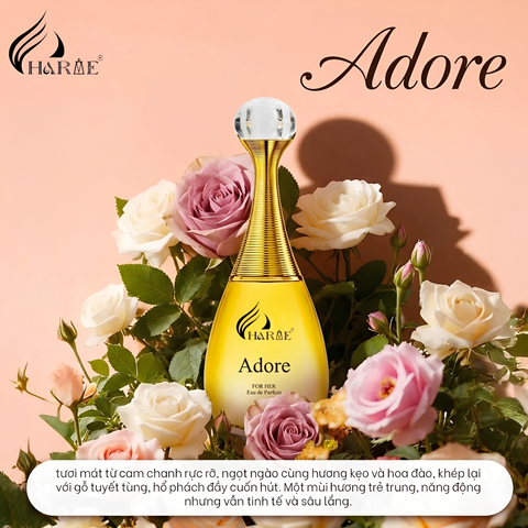 Nước Hoa Nữ Charme ADORE 50ML - Hương Hoa Cỏ Dịu Dàng, Sang Trọng, Món Quà Tuyệt Vời Cho Phái Đẹp