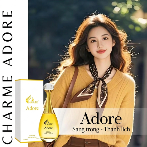 Nước Hoa Nữ Charme ADORE 50ML - Hương Hoa Cỏ Dịu Dàng, Sang Trọng, Món Quà Tuyệt Vời Cho Phái Đẹp