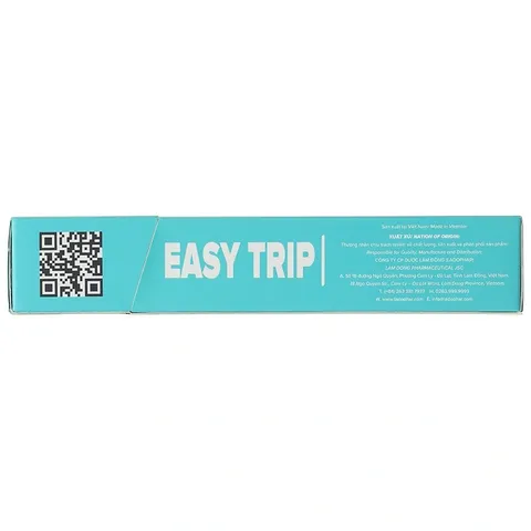 Easy Trip hỗ trợ cải thiện buồn nôn, chóng mặt do say tàu xe hộp 10 gói x 15ml