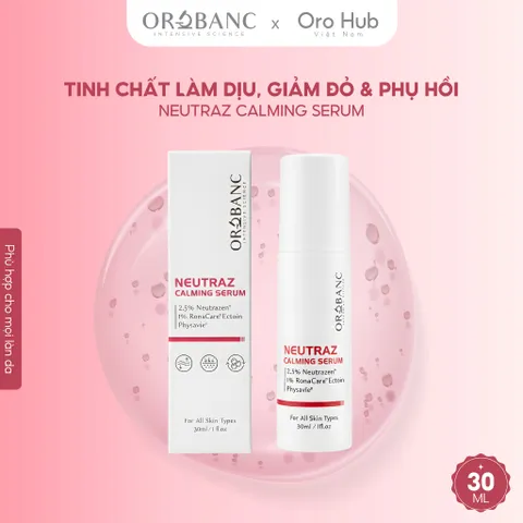 Tinh Chất Orobanc Làm Dịu Da, Giảm Đỏ, Phục Hồi - NeutraZ Calming Serum 30ml