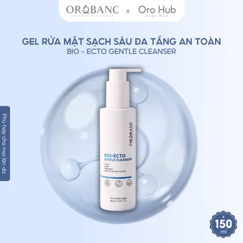 Gel Rửa Mặt Sạch Sâu Đa Tầng, Cấp Ẩm, Phục Hồi, An Toàn Cho Da Nhạy - Bio Ecto Gentle Cleanser 150ml