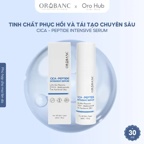 Tinh Chất Orobanc Phục Hồi, Tái Tạo Chuyên Sâu - Cica Peptide Ultra Repair Ampoule Serum 30ml