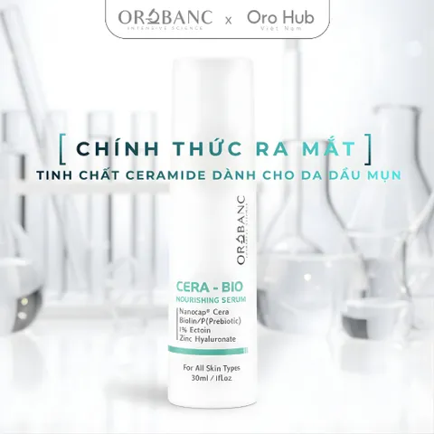 Tinh Chất Orobanc Giảm Mụn, Làm Dịu, Giảm Dầu, Phục Hồi Da Cera Bio Nourishing Serum 30ml