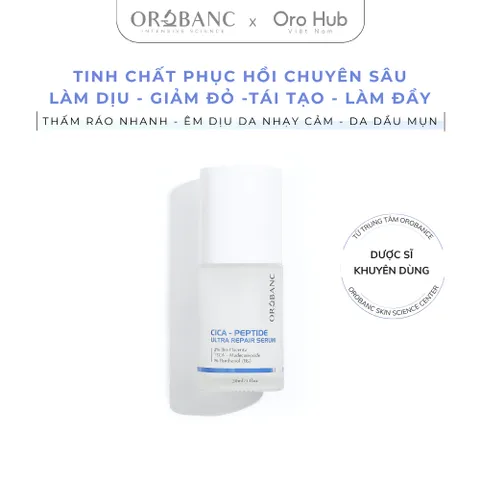 Tinh Chất Orobanc Phục Hồi, Tái Tạo Chuyên Sâu - Cica Peptide Ultra Repair Ampoule Serum 30ml
