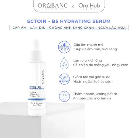 Combo Orobanc Cải Thiện Mụn, Phục Hồi Da Nhạy Cảm - Phyto B3 Acne Ampoule + Ectoin B5 Serum + Cica B3 Cream