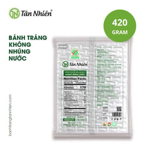 Bánh tráng siêu mỏng Tân Nhiên 420GRAM