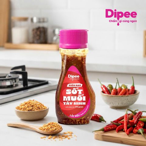 Sốt Muối Tây Ninh Dipee SIÊU CAY 170gram/chai