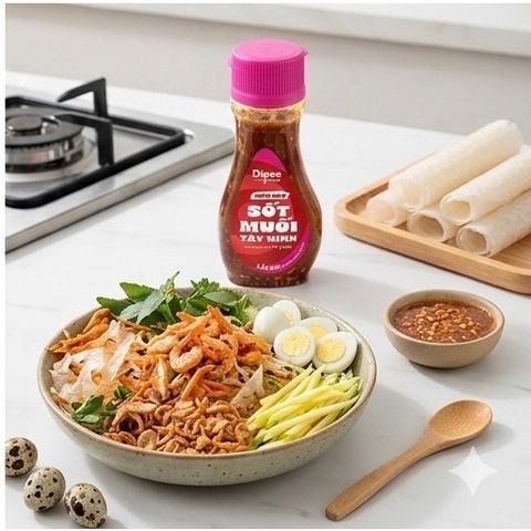 Sốt Muối Tây Ninh Dipee SIÊU CAY 170gram/chai