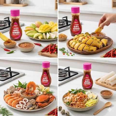 Sốt muối chấm Tây Ninh Dipee CAY VỪA 170gram