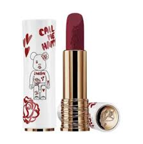 Son Lancôme X Bearbrick L'Absolue Rouge 888 Màu Đỏ Cherry Limited Edition - Son Môi Cao Cấp Thời Thượng, Sang Trọng và Nghệ Thuật NK CN