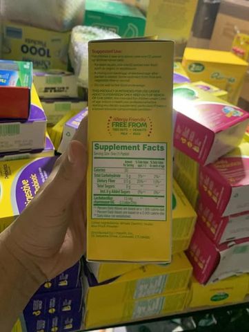 Gói n vi sinh cho bé Culturelle Probiotic Fiber Kids Packets Hộp 24 gói