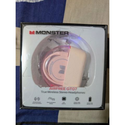 Tai Nghe Bluetooth TWS Monster Airfree GT07 - Tai Nghe Thể Thao Treo Vành Tai, Khử Ồn, Pin Lâu