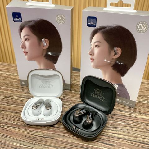 Tai Nghe Bluetooth WiWU W03Ai Thiết Kế Đeo Vành Tai, Dịch Thuật AI Thời Gian Thực Bluetooth 6.0, ENC