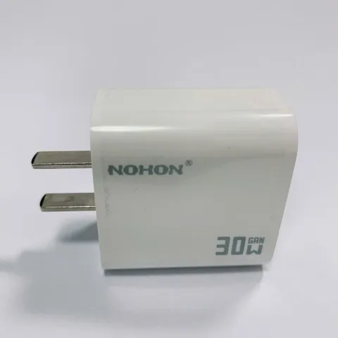 Củ Sạc Nhanh 30W Nohon F002 Công Nghệ Gan Nhỏ Gọn Cổng Type C Chuẩn PD Chứng Chỉ CCC Fullbox