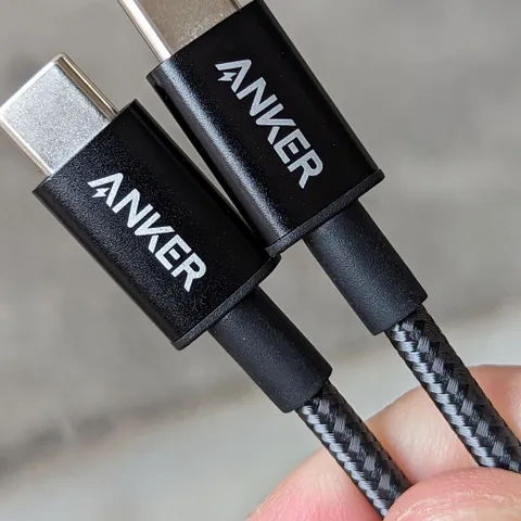 Cáp Sạc Nhanh Anker C to C 60W/100W A8753/A8756 Dây Dù Nylon Bện, Chip e-Marker, Truyền Data 480Mbps