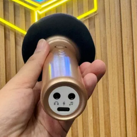 Micro Karaoke Bluetooth Không Dây Maono MKP100 3 Trong 1, Hỗ Trợ TWS Kết Nối 2 Mic Song Ca