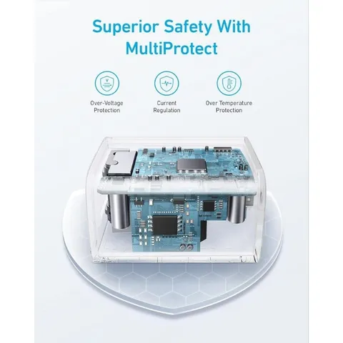 Bộ Củ Sạc Nhanh Anker 30W 312 – B2640 kèm Cáp C to C Hỗ Trợ PD