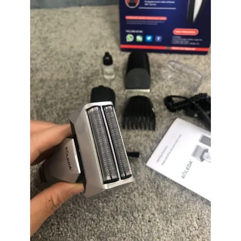 Tông Đơ 3 in 1 KOLEDA RF-558 - Bộ Grooming 3 Trong 1, Cắt Tóc, Cạo Râu, Tỉa Lông Mũi