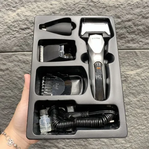 Tông Đơ 3 in 1 KOLEDA RF-558 - Bộ Grooming 3 Trong 1, Cắt Tóc, Cạo Râu, Tỉa Lông Mũi